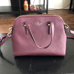 Kate spade purse in burgundy